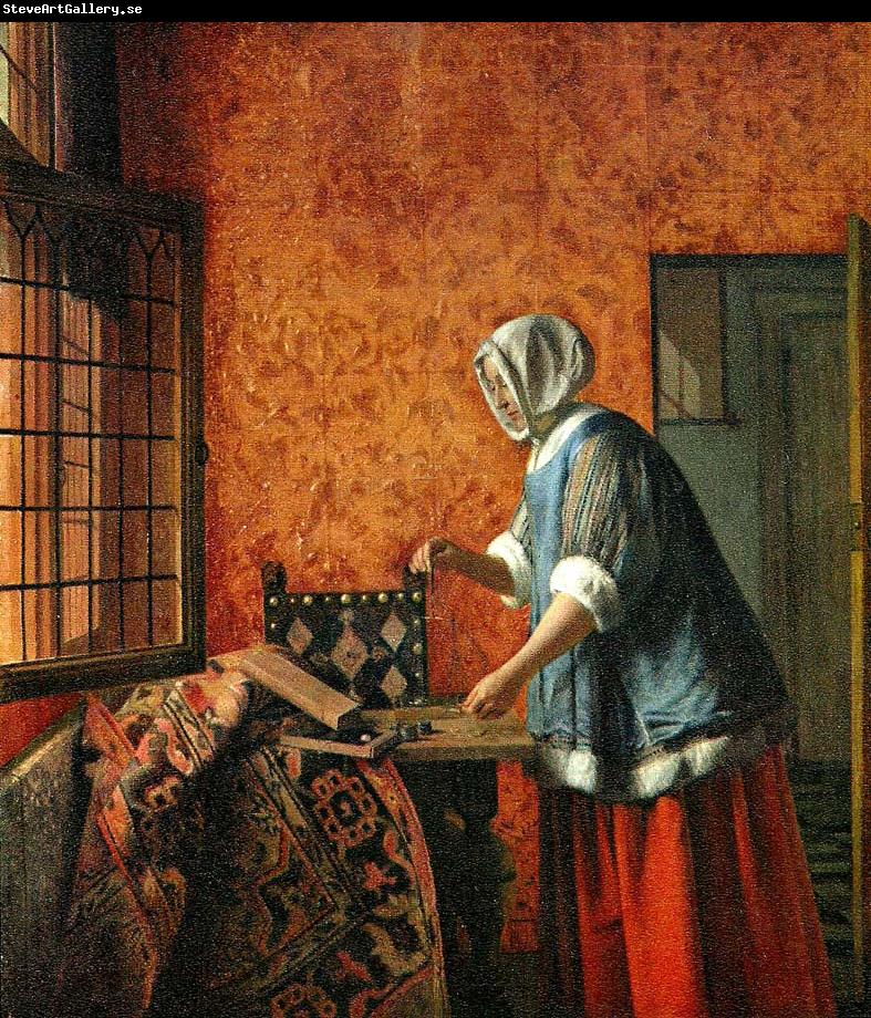 Pieter de Hooch guldvagerskan